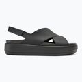 Crocs Brooklyn Luxe Cross Strap Damen Sandalen schwarz 2