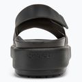 Crocs Brooklyn Luxe Cross Strap Damen Sandalen schwarz 6