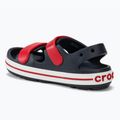 Crocs Crocband Cruiser Kinder Sandalen 209423 navy/varsity rot 3