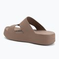 Damen-Pantoletten Crocs Gateway Platform H-Strap latte 3