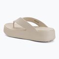 Damen Zehentrenner Crocs Gateway Platform stucco 3