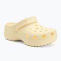 Crocs Classic Platform Clog Buttercreme Damen Flip-Flops