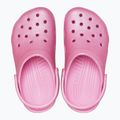 Crocs Classic Glitter Clog Kinder Flip Flops rosa Tweed Glitter 4