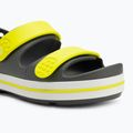 Sandalen Kinder Crocs Crocband Cruiser Kids slate grey/acidity 7
