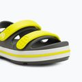 Sandalen Kinder Crocs Crocband Cruiser Toddler slate grey/acidity 7
