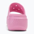 Crocs Stomp Slide Damen rosa Tweed-Flipflops 6