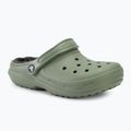 Crocs Classic Gefütterte Clog moss/multi Flip-Flops