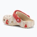 Crocs Classic Heart Print Clog Sandstein Kinder-Flip-Flops 4
