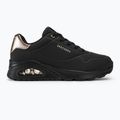 Damenschuhe SKECHERS Uno Golden Air black/black/metalic 2