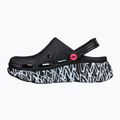 Badeschlappen Schlappen Damen SKECHERS JGoldcrown Max Cushioning Foamies Love True black 11