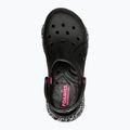 Badeschlappen Schlappen Damen SKECHERS JGoldcrown Max Cushioning Foamies Love True black 12