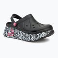 Badeschlappen Schlappen Damen SKECHERS JGoldcrown Max Cushioning Foamies Love True black 2