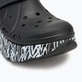 Badeschlappen Schlappen Damen SKECHERS JGoldcrown Max Cushioning Foamies Love True black 8