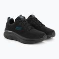 SKECHERS Herren D'Lux Walker Get Oasis Schwarz/Teal Schuhe 4