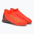 New Balance Tekela V4 Magique TF Kinder Fußballschuhe Neon Libelle 4