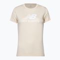 Damen New Balance Essentials Stacked Logo Co T-shirt beige NBWT31546 5