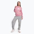 Damen Training Sweatshirt New Balance Essentials Stacked Logo French Terry Hoodie rosa WT31533HAO 2