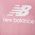 Damen Training Sweatshirt New Balance Essentials Stacked Logo French Terry Hoodie rosa WT31533HAO 7