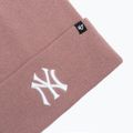 Wintermütze 47 Brand MLB New York Yankees Haymaker mauve 3