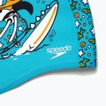 Speedo Bedruckte Polyester Badekappe blau/grün 3