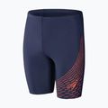 Herren Badehose Speedo Medley Logo navy/orange 4