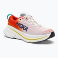 HOKA Bondi X blanc de blanc/flame Herren Laufschuhe