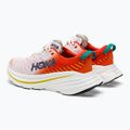 HOKA Bondi X blanc de blanc/flame Herren Laufschuhe 4