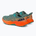 HOKA Speedgoat 5 Herren Laufschuhe grün-orange 1123157-TMOR 4
