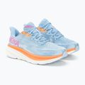 Damen Laufschuhe HOKA Clifton 9 airy blau/Eiswasser 4