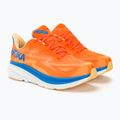 Herren Laufschuhe HOKA Clifton 9 Wide vibrant orange/impala 4