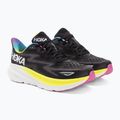 Herren Laufschuhe HOKA Clifton 9 schwarz/alle an Bord 4
