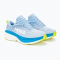 Herren HOKA Bondi 8 Wide airy blau/diva blau Laufschuhe 5