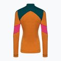 Damen-Thermoaktivshirt Smartwool Merino Baselayer Colorblock 1/4 Zip Boxed marmalade heather 4