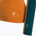 Damen-Thermoaktivshirt Smartwool Merino Baselayer Colorblock 1/4 Zip Boxed marmalade heather 6