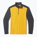 Herren Smartwool Merino 250 Baselayer 1/4 Zip Boxed Thermal Longsleeve Holzkohle Honig Gold 3