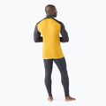 Herren Smartwool Merino 250 Baselayer 1/4 Zip Boxed Thermal Longsleeve Holzkohle Honig Gold 2