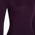 Damen Smartwool Merino 250 Baselayer Crew Boxed Thermo-Longsleeve lila iris heather 5