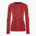 Damen-Thermoaktivshirt Smartwool Intraknit Thermal Merino Baselayer Crew scarlet/black