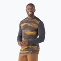 Thermoaktives Herren-Sweatshirt Smartwool Merino 250 Baselayer Crew Boxed charcoal mtn scape