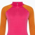 Damen Smartwool Classic Thermal Merino Baselayer 1/4 Zip Boxed Power Pink Longsleeve 5