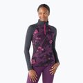 Women's Smartwool Classic Thermal Merino Baselayer 1/4 Zip Boxed lila Iris thermische Longsleeve