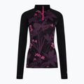 Women's Smartwool Classic Thermal Merino Baselayer 1/4 Zip Boxed lila Iris thermische Longsleeve 3