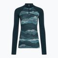 Women's Smartwool Classic Thermal Merino Baselayer 1/4 Boxed Thermo-Longsleeve twilight blue 3