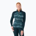 Damen-Thermoaktivshirt Smartwool Classic Thermal Merino Baselayer 1/4 Zip Boxed twilight