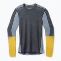 Smartwool Intraknit Thermal Merino Baselayer Colorblock Crew anthrazitfarbenes Thermo-Langarmshirt für Herren 3