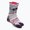 Damen Trekkingsocken Smartwool Hike Light Cushion Under The Stars Crew hellgrau