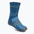 Smartwool Hike Light Cushion Mountain Pattern Crew Trekkingsocken laguna blau