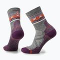Socken Damen Smartwool Hike Light Cushion Zig Zag Valley Mid Crew ash/charcoal
