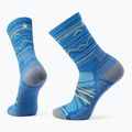 Smartwool Hike Light Cushion Mountain Pattern Crew Trekkingsocken laguna blau 5