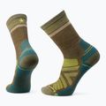 Smartwool Hike Light Cushion Winding Trail Crew Militär-Olive Trekkingsocken 8